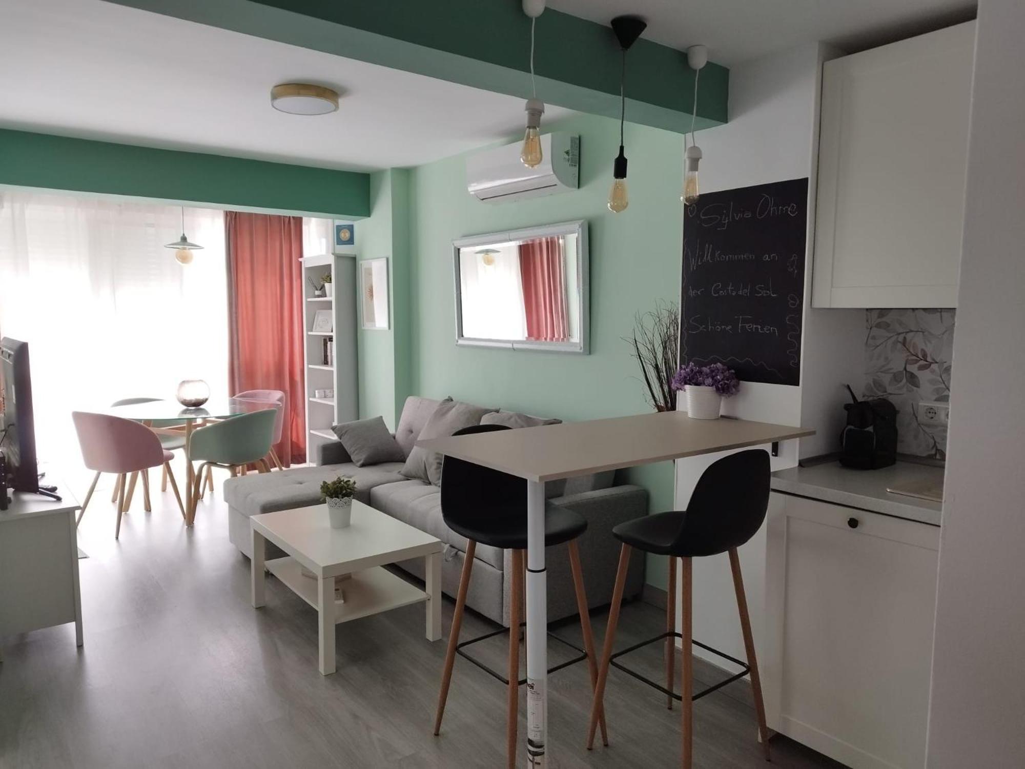 M1 403 Frontal Al Mar Vistas Terraza Y Wifi Apartment Benalmadena Luaran gambar